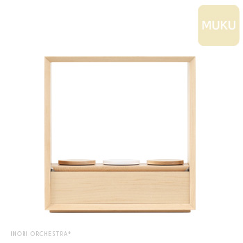 [ミニ仏壇]小さな、いのり箱［いのりばこ］MUKU　メープル