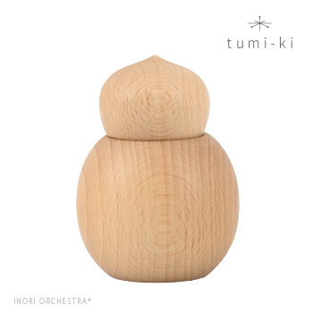 持ち運べる木のお骨壷 tumiki-つみき YT-N01 ナチュラル