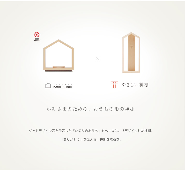 かみさま専用ページ やさしい神棚] かみさまのおうちくるみ（WL) お祀りセット（光のお供え