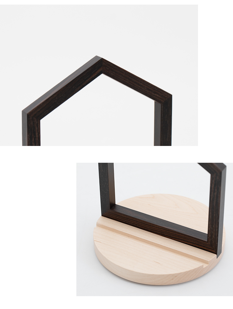 やさしい神棚] かみさまスタンド 黒檀 | いのりオーケストラショップ